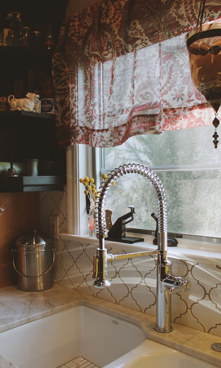 decorate for fall kitchen sink
