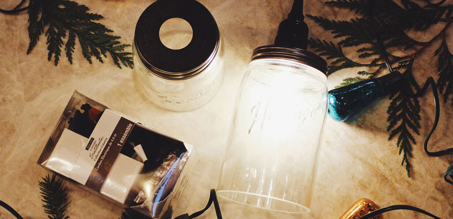 easy diy gift light jars