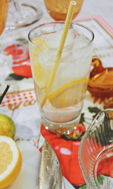lemon diy lemonade glass