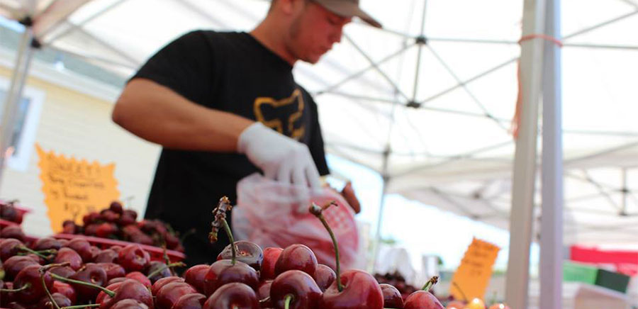 summer san leandro farmers market cherries